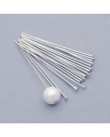 Пины со шляпкой 40:0.60мм род. покрытие, 10 штук