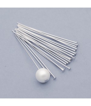 Пины со шляпкой 40:0.60мм род. покрытие, 10 штук