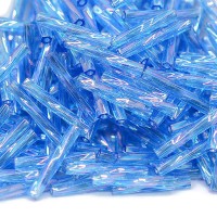 Twisted glass beads 12mm Miyuki Twisted Bugle TW2012-261, 10 grams