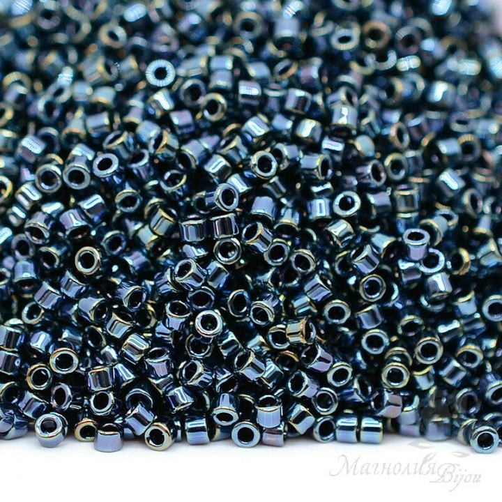 Beads Delica DB0006 Gunmetal Iris, 5 grams