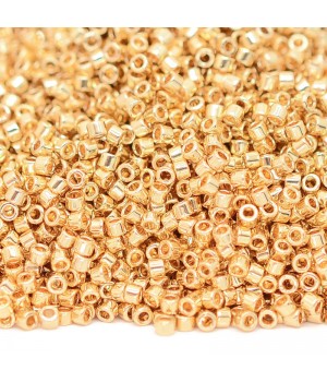Beads Delica DB0034 Light Gold Plated 24K, 5 grams