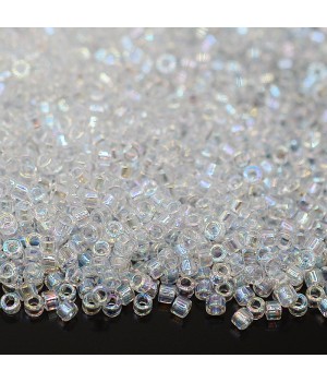 Delica bead DB0051 Crystal AB, 5 grams