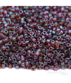 Beads Delica DB0104 Transparent Raspberry AB, 5 grams