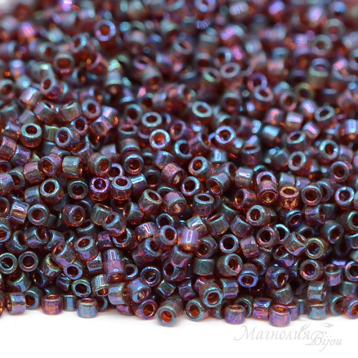 Beads Delica DB0104 Transparent Raspberry AB, 5 grams