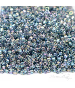 Beads Delica DB0111 Transparent Gray Luster AB, 5 grams