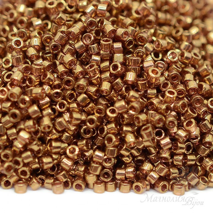 Beads Delica DB0115 Transparent Luster Metallic Rose Gold, 5 grams