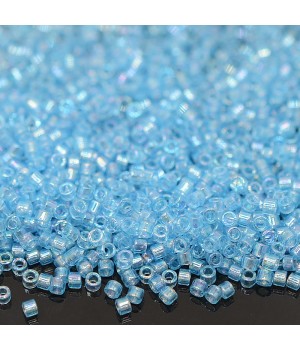 Beads Delica DB0176 Transparent Light Sapphire AB, 5 grams
