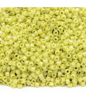 Delica bead DB0262 Opaque Chartuese Luster, 5 grams