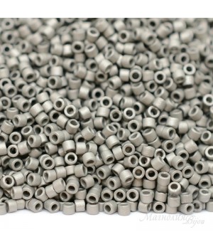 Beads Delica DB0321 Matte Nickel Plated, 5 grams