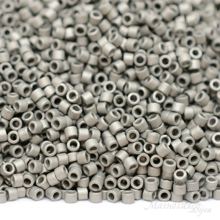Beads Delica DB0321 Matte Nickel Plated, 5 grams