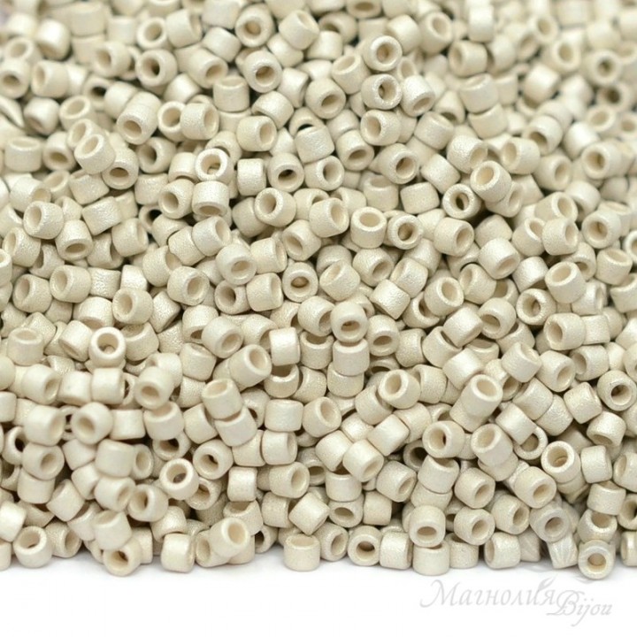 Beads Delica DB0335 Matte Galvanized Silver, 5 grams