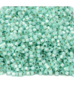 Delica bead DB0626 S/L Lt. Mint Green Alabaster, 5 grams
