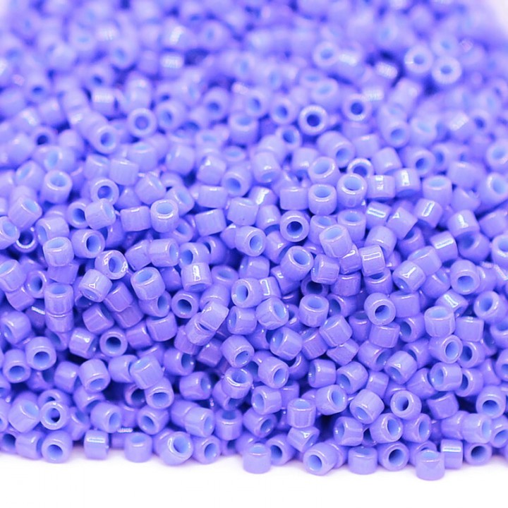 Beads Delica DB0661 Dyed Opaque Purple, 5 grams
