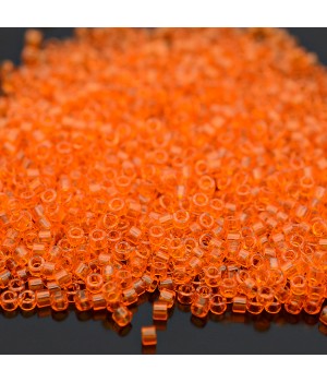 Delica Beads DB0703 Transparent Orange, 5 grams