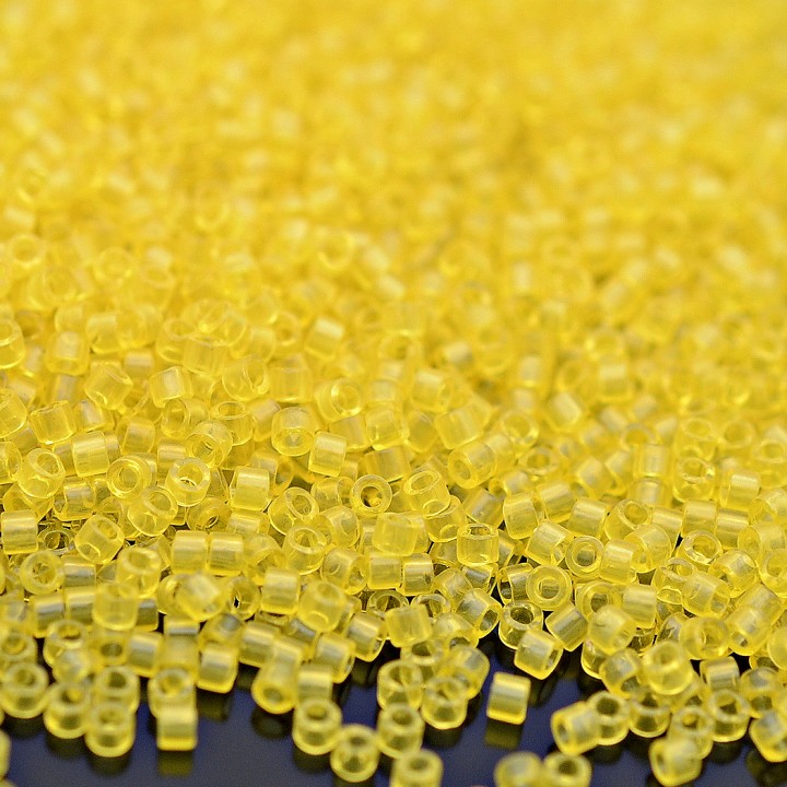 Бисер Delica DB0710 Transparent Yellow, 5 грамм