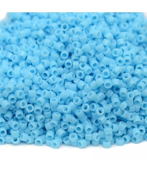Beads Delica DB0725 Opaque Turquoise Blue, 5 grams