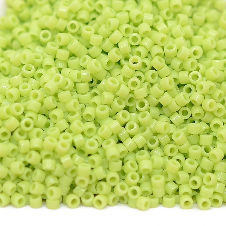 Beads Delica DB0733 Opaque Chartreuse, 5 grams