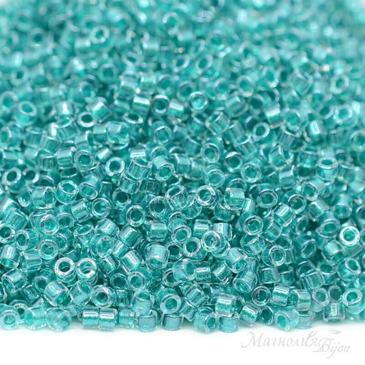 Beads Delica DB0918 Sparkling Teal Lined, 5 grams