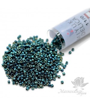 Beads Delica DB1006 Blue/Green Iris, tube 7.2 grams