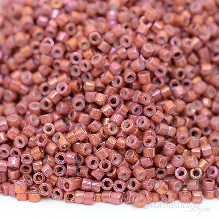 Beads Delica DB1016 Metallic Rhbarb Luster, 5 grams