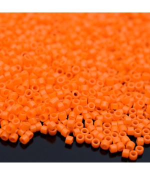 Бисер Delica DB1133 Opaque Mandarin, 5 грамм
