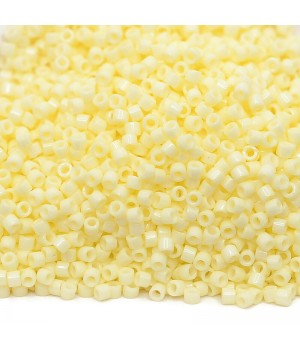Beads Delica DB1491 Opaque Pale Yellow, 5 grams