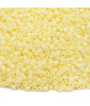 Beads Delica DB1511 Mate Opaque Pale Yellow, 5 grams