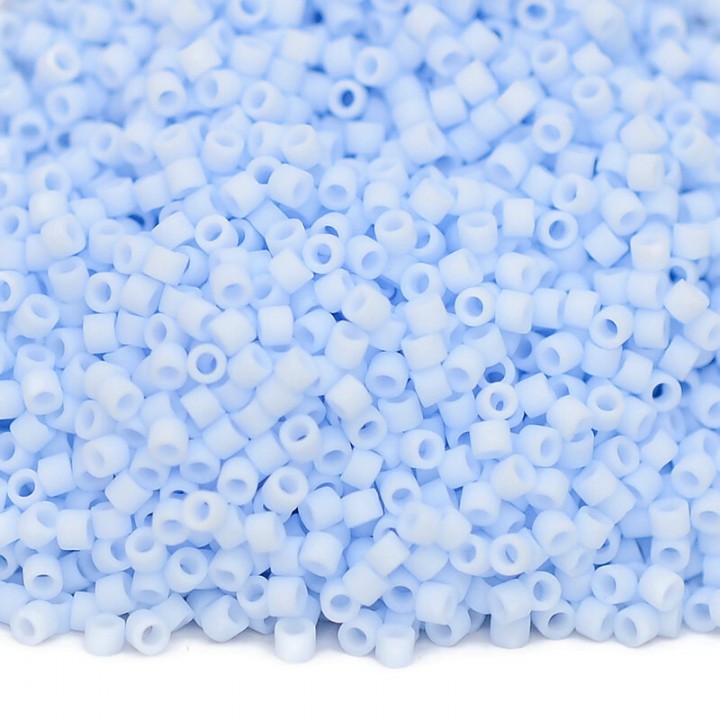 Beads Delica DB1517 Mate Opaque Light Sky Blue, 5 grams