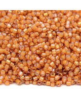 Бисер Delica DB1778 White Lined Topaz AB, 5 грамм