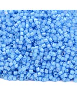 Бисер Delica DB1784 White Lined Sapphire AB, 5 грамм