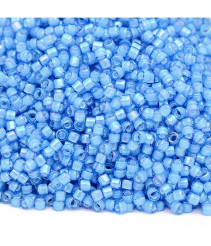 Beads Delica DB1784 White Lined Sapphire AB, 5 grams