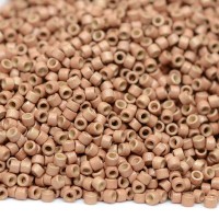 Miyuki Delica Beads DB1834F Duracoat Galvanized Matt Champaigne, 5 grams
