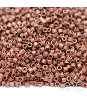 Beads Delica DB1842F Duracoat Galvanized Matt Dark Cranberry, 5 grams