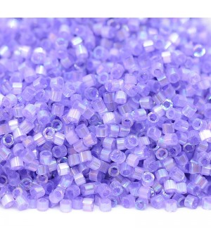 Beads Delica DB1868 Silk Inside Dyed Lilac AB, 5 grams