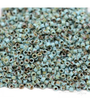 Beads Delica DB2264 Picasso Seafoam Green, 5 grams