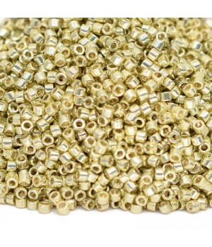 Beads Delica DB2502 Duracoat Galvanized Yellow Gold, 5 grams