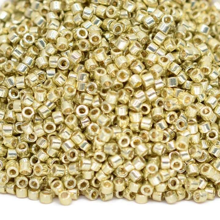 Beads Delica DB2502 Duracoat Galvanized Yellow, 5 grams