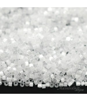 Бисер Delica DB0635 Crystal White Silk Satin, 5 грамм
