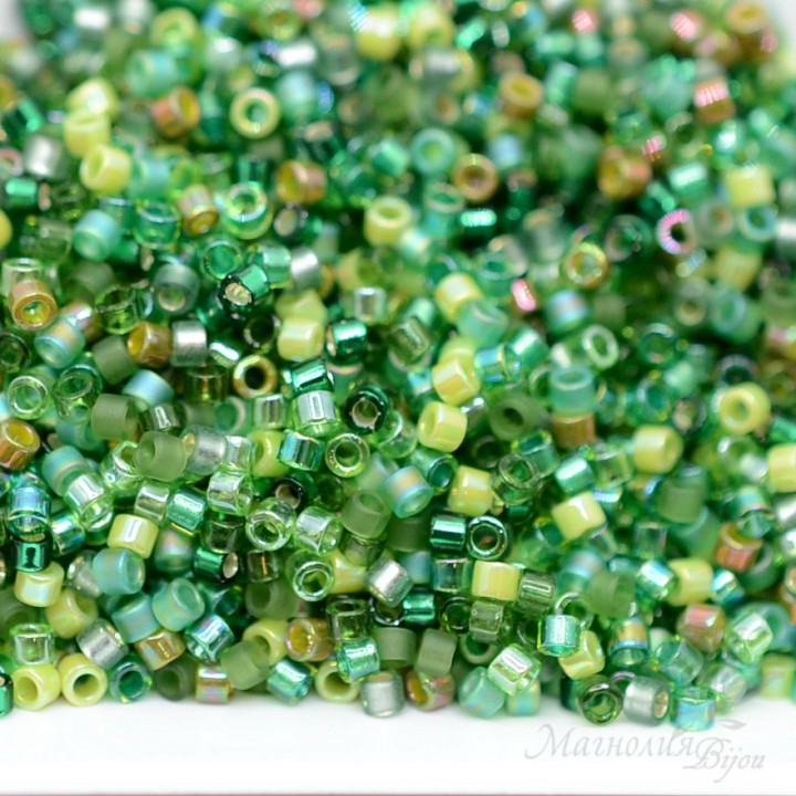 Beads Delica Mix03 Evergreen, 5 grams