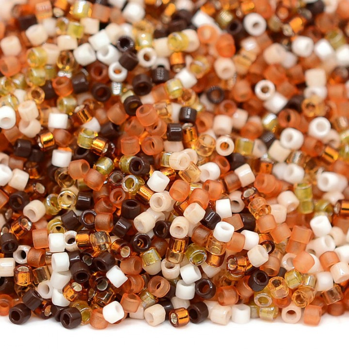 Beads Delica Mix04 WheatBerry, 5 grams