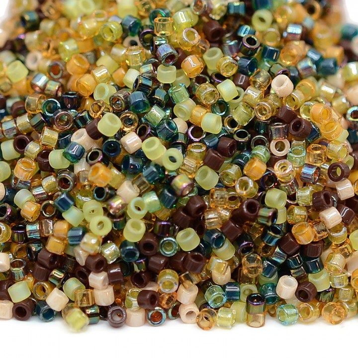 Beads Delica Mix07 Earthtone, 5 grams