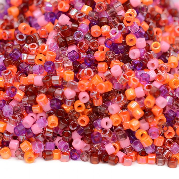 Beads Delica Mix10 Melonberry, 5 grams
