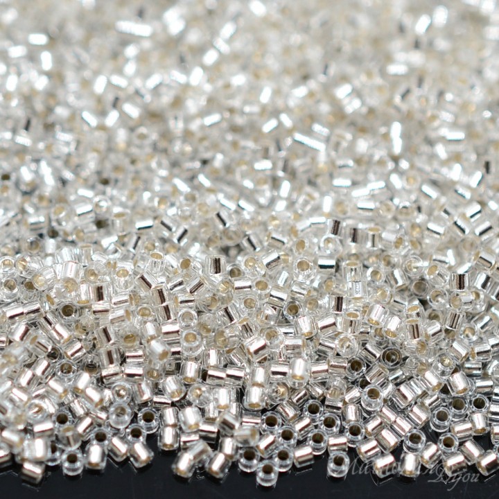 Beads Delica DBS0041 S/L Crystal, 5 grams