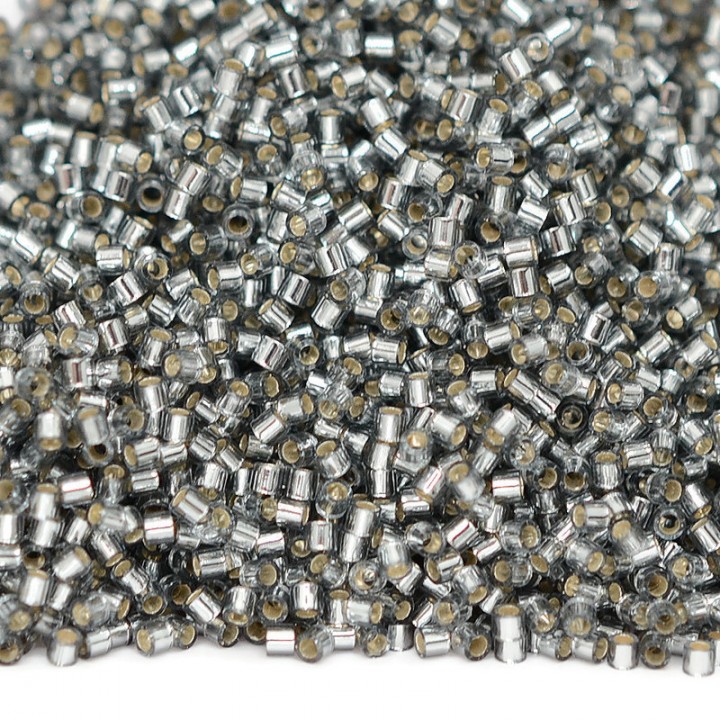Beads Delica DBS0048 S/L Gray, 5 grams