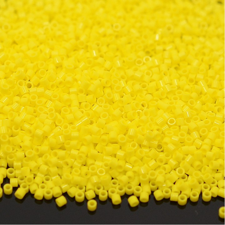 Beads Delica DBS0721 Opaque Yellow, 5 grams