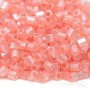 Beads Delica 8/0 Hex Cut DBCL-0106 Transparent Pink Luster, 5 grams
