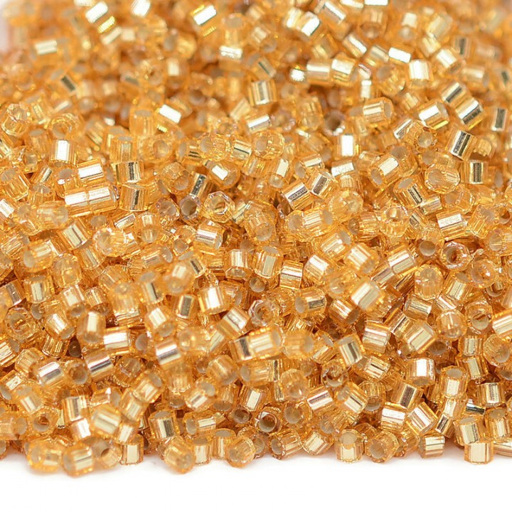 Delica Beads Hex Cut DBC0042 S/L Gold, 5 grams