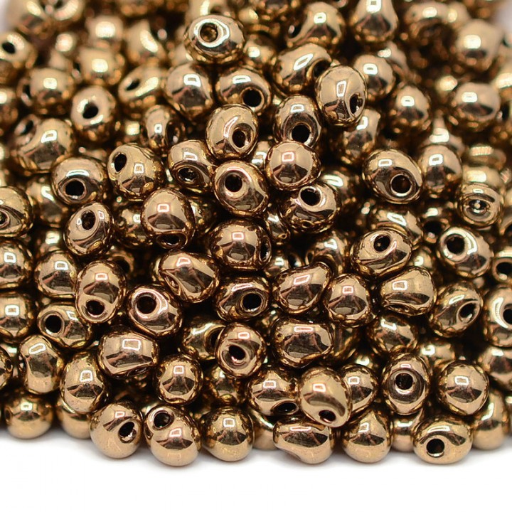 Beads Miyuki Drops 0457 Metal Bronze, 10 grams