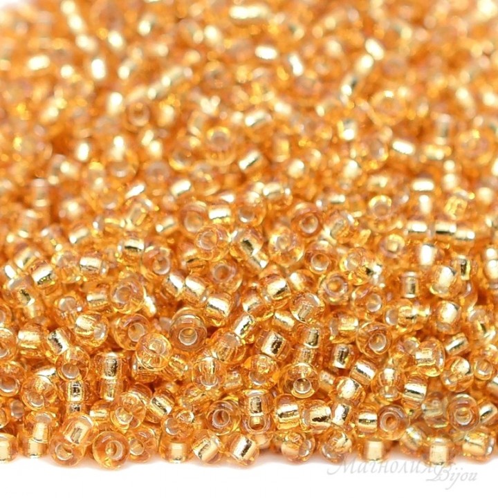 Round beads 0003 11/0 S/L Gold, 5 grams