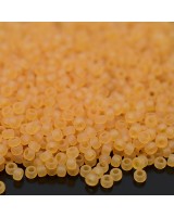 Бисер круглый 0132F 11/0 Matte Transparent Light Topaz, 5 грамм